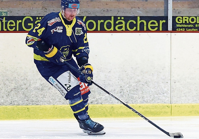 Treffsicher: Der Laufner Kay Segginger kommt immer besser in Fahrt. Er ist plötzlich zum Topskorer geworden. Foto: eh-presse