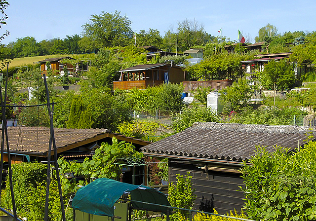 Familiengärten: Für die einen ein stiller Rückzugsort, für die anderen ein perfekter Platz für Familienfeten.  Foto: ZVG/Paul Fahrni