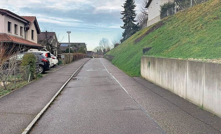 Veloroute nach Arlesheim? Ob die Strasse umgebaut werden soll, ist Inhalt der Diskussion. Foto: Bea Asper