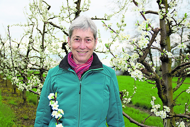 Mit Herz und Seele dabei: Yvonne Brodmann aus Aesch gründete und leitete die Agrisano-Regionalstelle des Bauernverbands beider Basel 28 Jahre lang. Foto: Benildis Bentolila