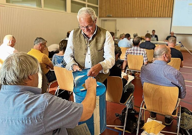 Abstimmung: An der Generalversammlung wurde die Vertrauensfrage gestellt. Foto: Bea Asper