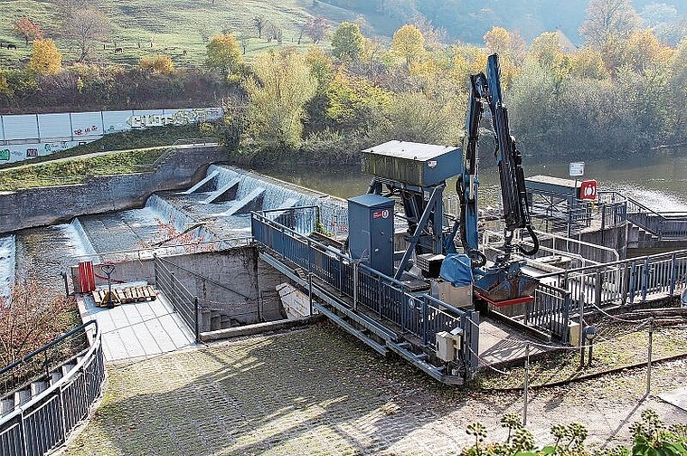 Investition: Die Sicherung des Birswehrs kostet 3,5 Millionen Franken, für die Erneuerung der Fischtreppe beim Kraftwerk investiert das Bundesamt für Umwelt 14 Millionen Franken. Foto: Tobias Gfeller