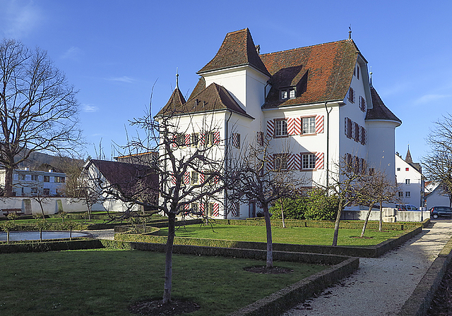 Wer zieht ein ins Blarer-Schloss? Die Aescher und Aescherinnen haben am 28. Februar zu entscheiden.  Foto: Edmondo Savoldelli