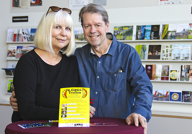 Auf Kurs: Für Gipfeltreffen-Gründer Barbara Preusler und Aernschd Born hat sich die Veranstaltungsreihe als grosser Erfolg erwiesen.