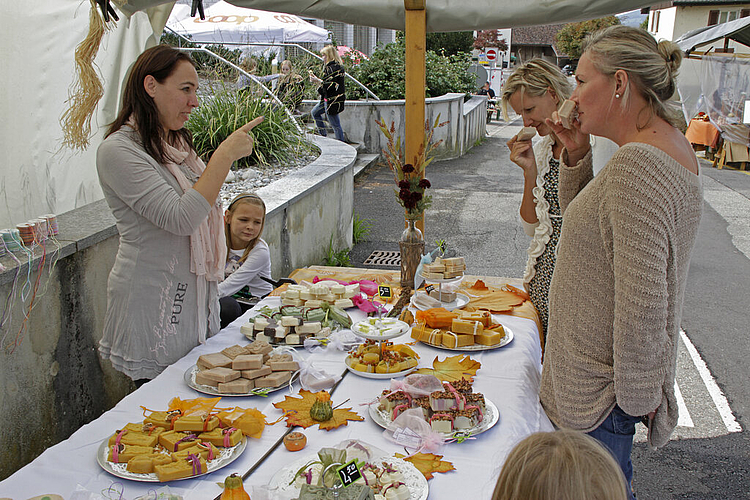 Metzerlen: Die Seifen gleichen Patisserie, riechen aber anders. Foto: dust