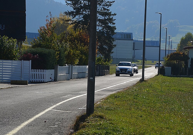 <em>Solothurn hat gesprochen: </em>Bei Erschliessungsstrassen, wie hier die Neumattstrasse, besteht keine Verpflichtung, Durchgangsverkehr aus anderen Gemeinden aufzunehmen Foto: Roland Bürki