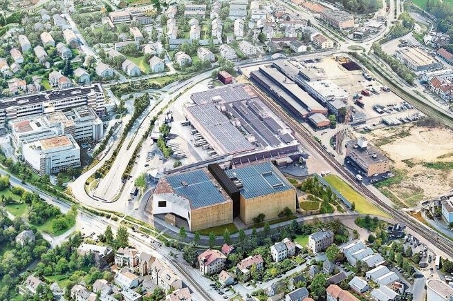 Gleich oder ungleich? Das bestehende (links) und das neue Schaulager (rechts). Foto: Herzog de Meuron, 2024