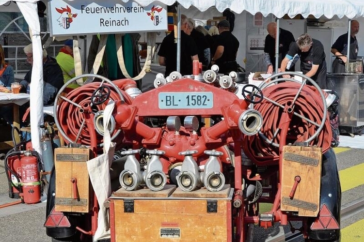 Historisch: ein Zeitzeuge der Feuerwehr. Foto: Fabia Maieroni