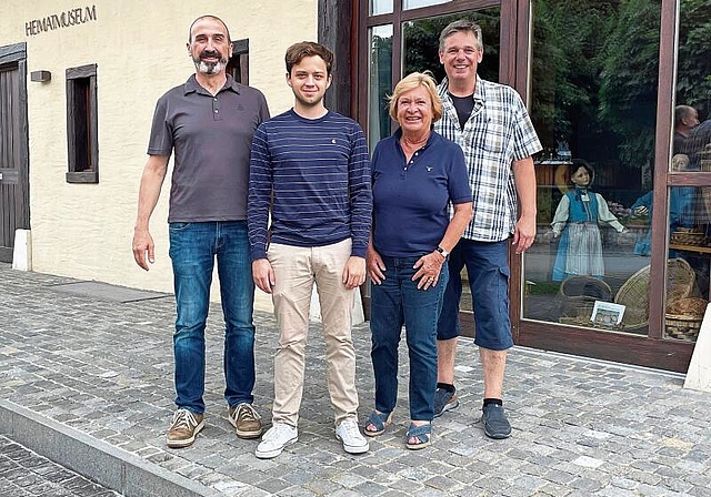 Die Macher hinter dem Street Food Festival: (v. l.) Marco Agostini, Lucio Sansano, Gerda Massüger und Wolfgang Imhof. Foto: ZVG