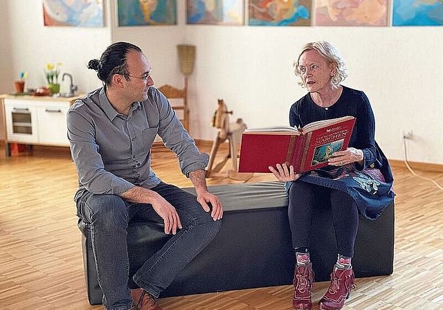 Engagement und Herzblut: Präsidentin Dorothea Deimann und Geschäftsführer Dr. Simon Mugier haben das Projekt «Courage – Entlastung für Eltern und Kinder im Homeoffice» ins Leben gerufen. Foto: Marianne Vetter