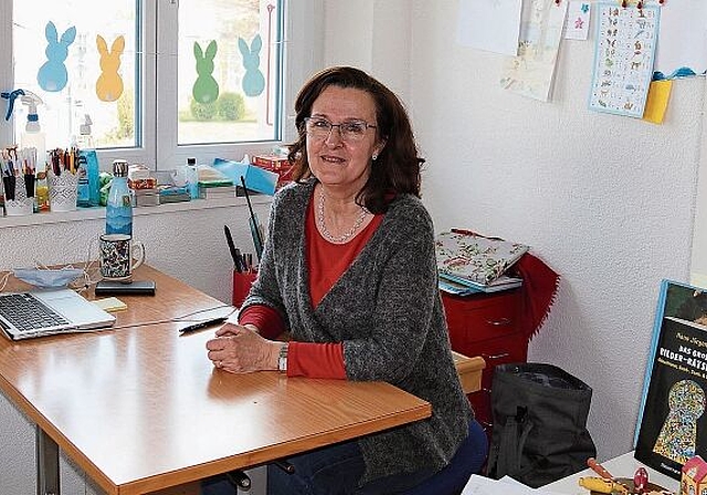 Die Sprache pflegen: Die Logopädin Brigitte Bos erklärt, weshalb die Kommunikation bereits mit Kleinkindern so wichtig ist und weshalb das Natel öfter weggelegt werden soll.Foto: Gaby Walther