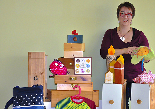 Gemeinsam verkaufen bringt Vorteile: Susann Barkholdt, Initiantin des Dornacher Schubladens, freut sich auf den Weihnachtsmarkt am 1. und 2. Dezember.  Foto: Isabelle Hitz