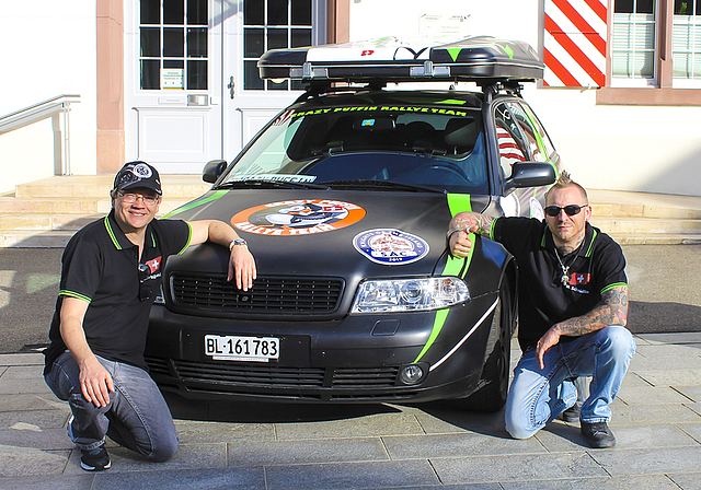 Haben ein spannendes Rennen vor sich: Pascal Pelladoni (l.) und Michel Schmidlin.   Foto: Axel Mannigel