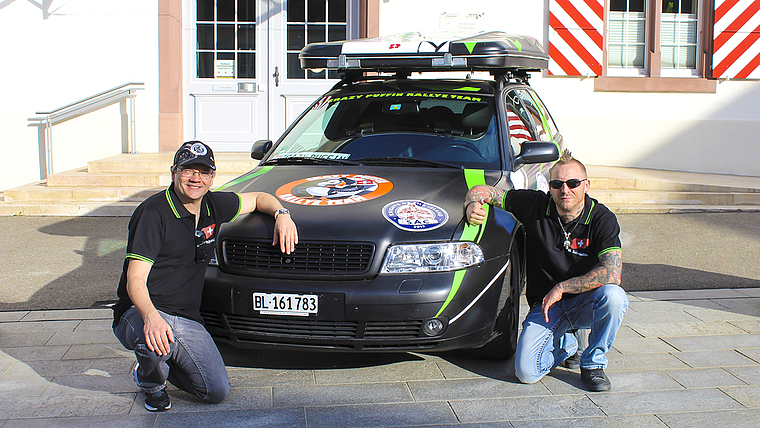 Haben ein spannendes Rennen vor sich: Pascal Pelladoni (l.) und Michel Schmidlin.   Foto: Axel Mannigel