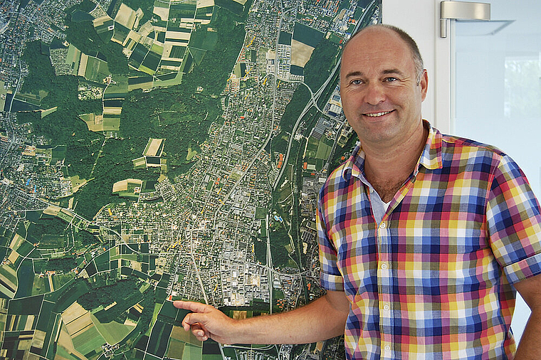 Sportarena beim Fiechten-Schulhaus: Für Einwohnerratspräsident Eric Urban ein anstrebenswertes Ziel.  Foto: Axel Mannigel