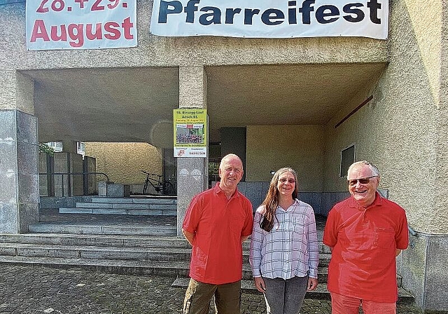 Ein eingespieltes Team: Max Hunziker, Monika Ehrensperger und Bernhard Schibli vom Organisationskomitee. Foto: Bea Asper