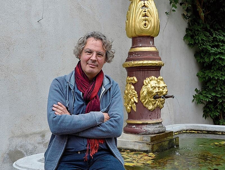 Dirigent, Sänger, Musikpädagoge: Sebastian Goll tritt am Wochenende mit dem Studienchor Leimental im Goetheanum auf. Foto: Jeannette Weingartner