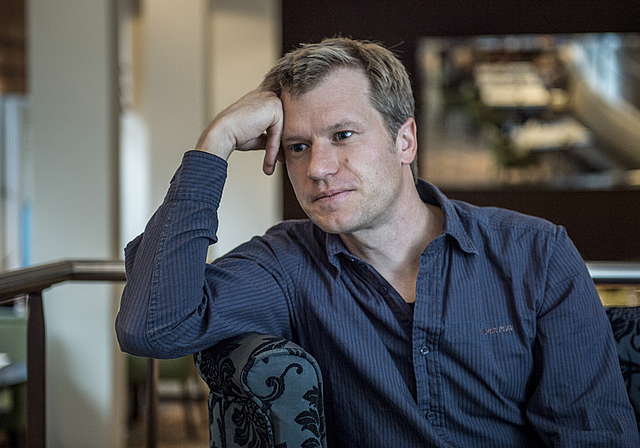 Jens Steiner, Schriftsteller: «In meinen Büchern sterben die Leute ja reihenweise»  Foto: Archiv AZ Medien