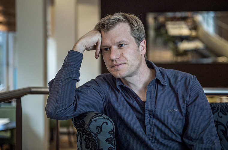 Jens Steiner, Schriftsteller: «In meinen Büchern sterben die Leute ja reihenweise»  Foto: Archiv AZ Medien