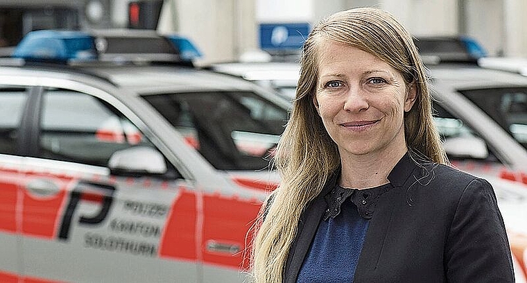 Falschen Polizisten keine Chance geben: Mediensprecherin der Kantonspolizei Solothurn Astrid Bucher. Foto: zvg