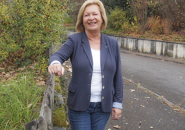 Will die Unternehmer aus dem Kägen besser miteinbinden: Gerda Massüger, die neu gewählte Präsidentin des lokalen Gewerbevereins kmu Reinach.  Foto: Tobias Gfeller