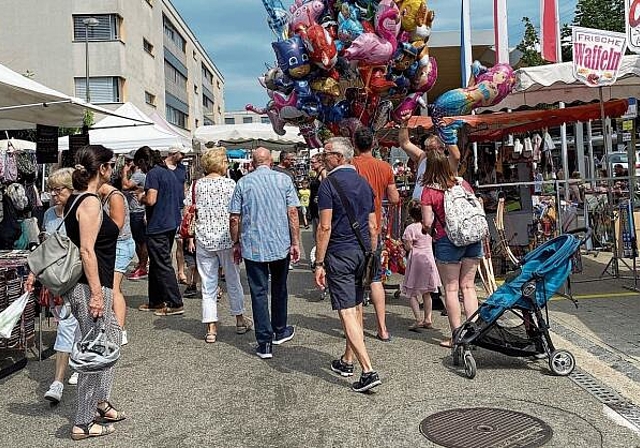 Konflikt mit anderen Märkten: Seit 2019 wird das «Portiunggeli» jeweils am letzten Wochenende der Sommerferien 
