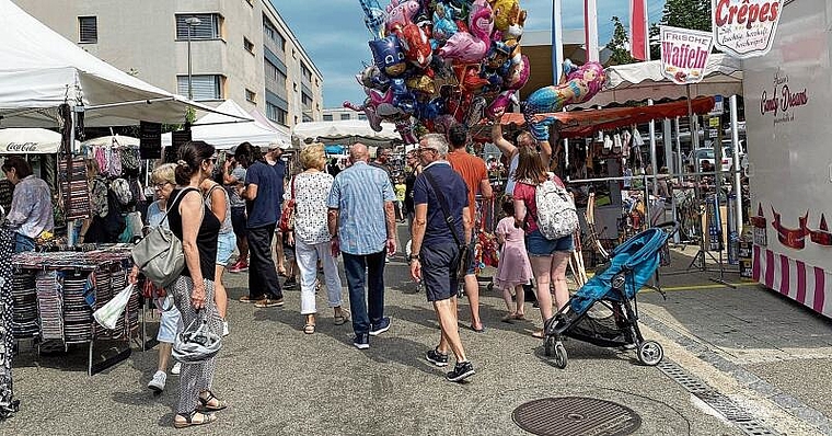 Konflikt mit anderen Märkten: Seit 2019 wird das «Portiunggeli» jeweils am letzten Wochenende der Sommerferien 
