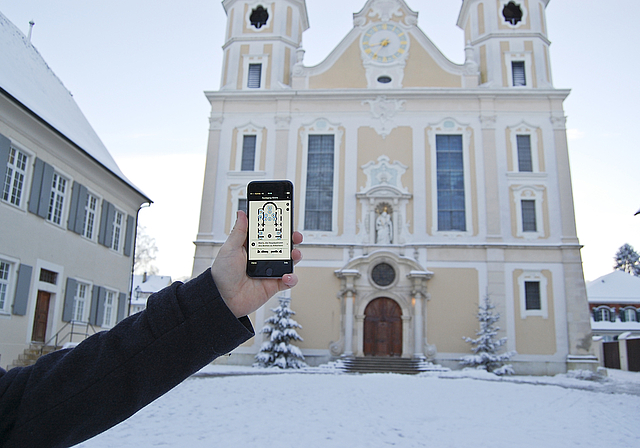 Zum Neujahr eine Attraktion: Der Arlesheimer Dom kann nun auch via App erkundet werden.  Foto: Axel Mannigel