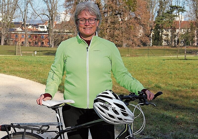 Macht liebend gerne Sport: Rund 1000 Kilometer wird Susanne Bagger im Sommer mit ihrem Team unter die Pedale nehmen. Foto: Tobias Gfeller