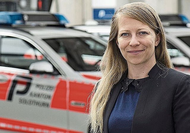 «Falschen Polizisten» keine Chance geben: Astrid Bucher, Mediensprecherin der Kantonspolizei Solothurn. Foto: polizei