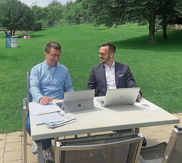 Komplett und engagiert: Patrick Meyer (l.) und Andreas Mohn wollen Bewährtes erhalten und Neues auf Kurs bringen. Foto: Caspar Reimer