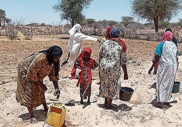 Auf Sand fruchtbares Land: Gemüse- und Getreideanbau für den Eigenbedarf. Bild: zVg
