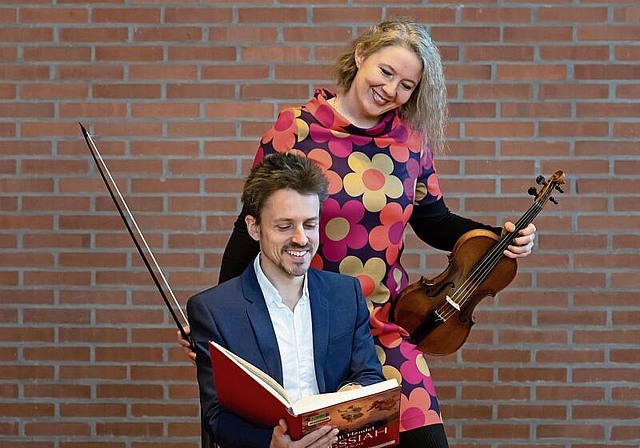 Profimusiker: Marc Meisel und Saskia Salembier schenken Reinach eine hochambitionierte Konzertreihe. Foto: zVg