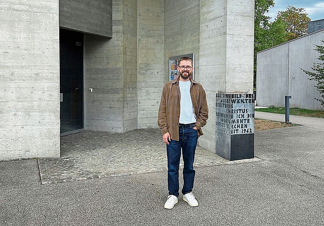 Hat bereits grosse Herzlichkeit empfangen: Pfarrer Michael Klaiber. Foto: Nicolas Blust
