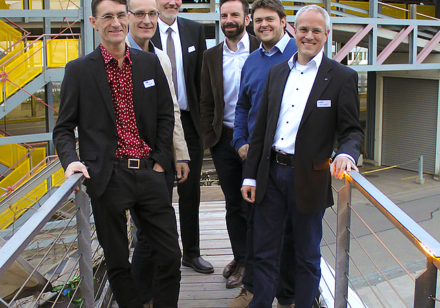 Mit neuem Namen unterwegs (v. l.): Der Vorstand mit Präsident Peter Schmidt, Serge van Egmond, Stefan Lips (neu), Julien Arzner, Fabrizio Cocco (neu) und Marc Rohner.  Foto: Axel Mannigel