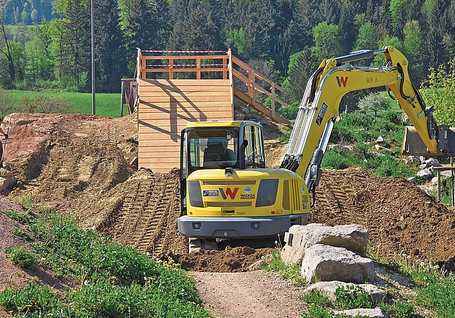 Für Adrenalinwütige: Die neue Schanze auf dem Trailcenter wird an den Trail Days feierlich eröffnet. Foto: zvg