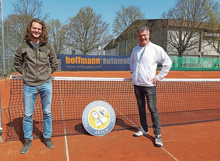 Wollen den Aescher Court schweizweit bekannt machen: Joël Klauser und Beat Kühni, Organisatoren des Vertex Cup. Foto: Benedikt Kaiser