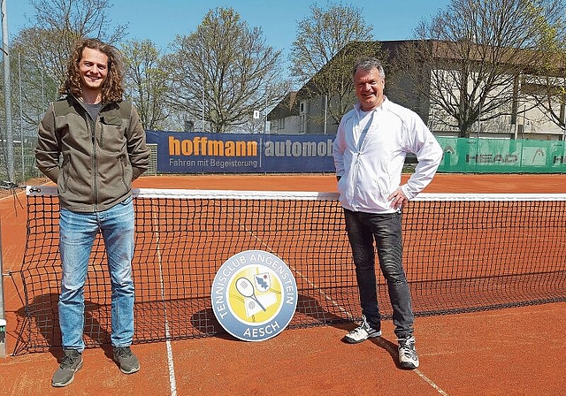 Wollen den Aescher Court schweizweit bekannt machen: Joël Klauser und Beat Kühni, Organisatoren des Vertex Cup. Foto: Benedikt Kaiser