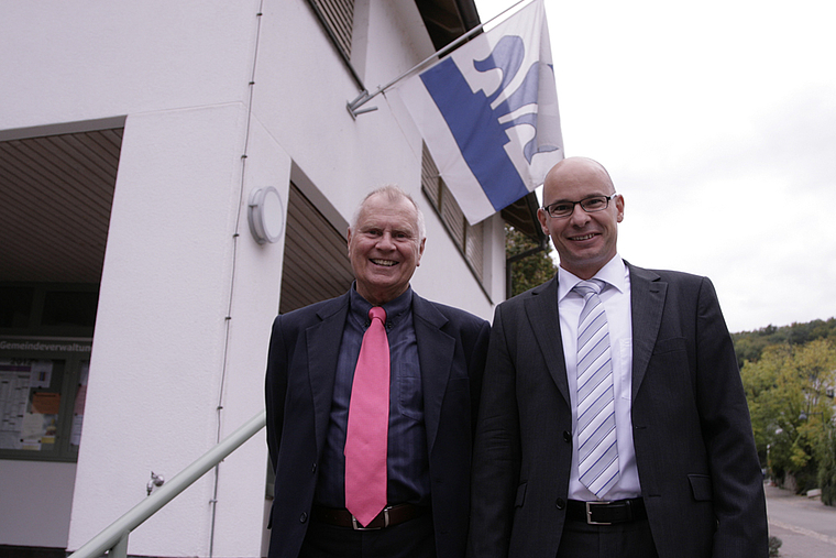 Beleben den Politdiskurs in der Region: Paul Schär, Leiter des Pfeffinger Forums, und sein Stellvertreter Philipp Hammel (l.).  Foto: Lukas Hausendorf