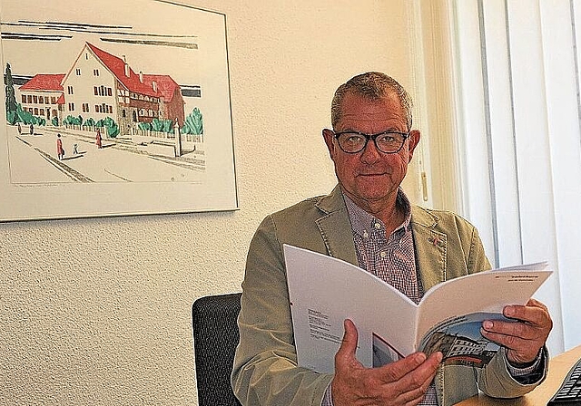 Will am 26. September 2021 wiedergewählt werden: Felix Schenker, Gemeindepräsident von Hofstetten-Flüh. Foto: zvg