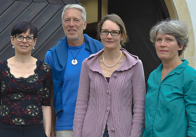 Neue Köpfe beim Theater auf dem Lande: Barbara Sutter, Marco Gigli, Franziska Schnetzler und Barbro Hartmann (v. l.) wollen weiterhin Kultur ins Dorf bringen.  Foto: Isabelle Hitz