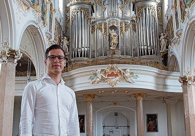 Leiter Konzertkommission: Organist Christoph Anzböck freut sich auf das Wandelkonzert. Foto: Martin Staub