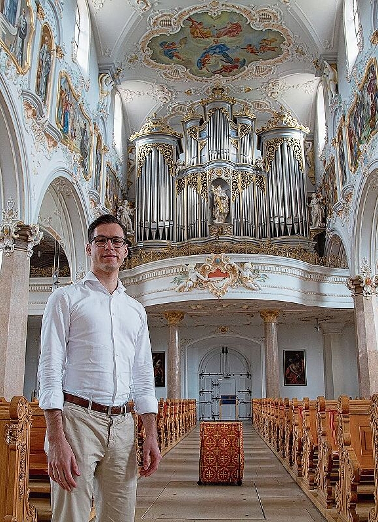 Leiter Konzertkommission: Organist Christoph Anzböck freut sich auf das Wandelkonzert. Foto: Martin Staub