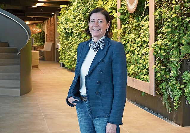 Politisiert seit 2015 im Landrat: Nun will Christine Frey den Sprung in den Regierungsrat schaffen. Foto: Tobias Gfeller