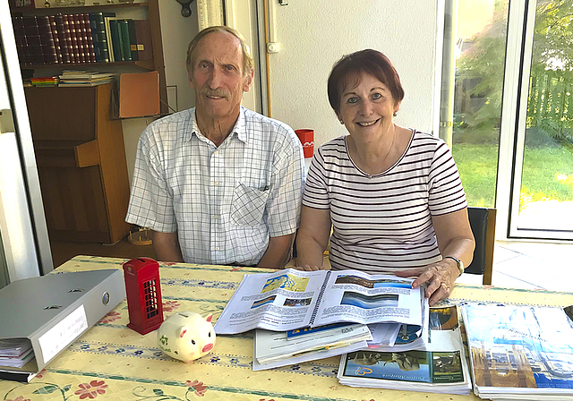 Reisen für den Reformierten Frauenverein: Helen und Kurt Eschmann.  Foto: Axel Mannigel