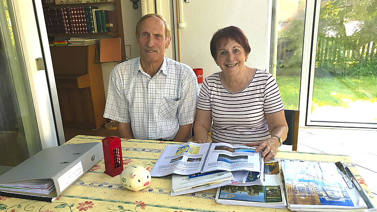 Reisen für den Reformierten Frauenverein: Helen und Kurt Eschmann.  Foto: Axel Mannigel