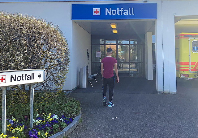 Nur im Notfall «auf den Notfall»: Im Spital Dornach steht ein separater Bereich für Viruserkrankte zur Verfügung –
