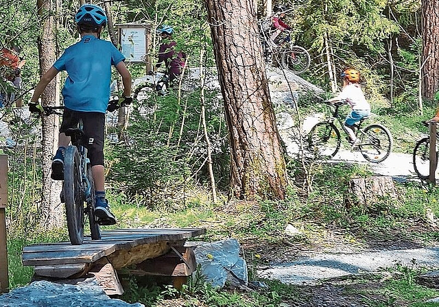 Vorbild: Das erste Mountainbike-Trailnet der Schweiz im bündnerischen Thusis. Foto: zvg