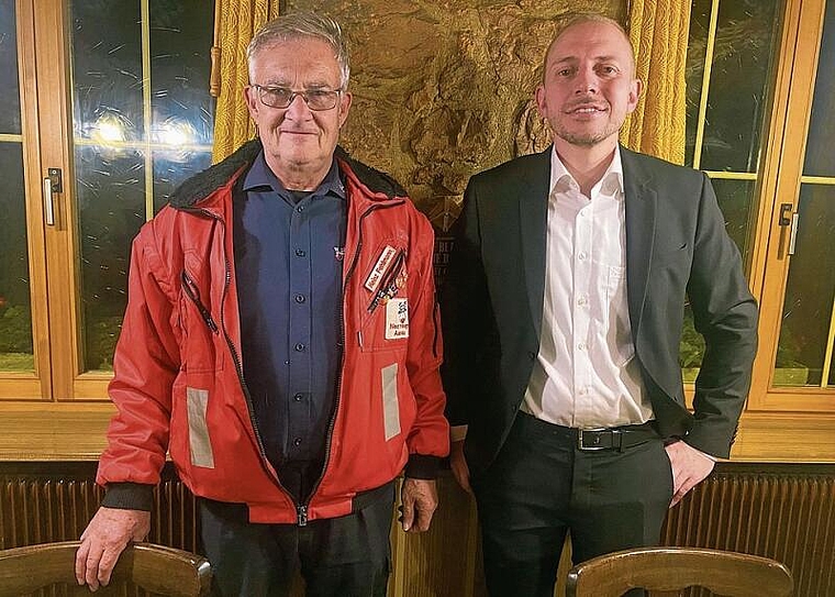 Informierten an der GV: Heinz ­Fehlmann, Präsident der Nez Rouge Sektion Aargau, und Roger Henz, Präsident des Wirtevereins Gastro Schwarzbubenland. Foto: Bea Asper