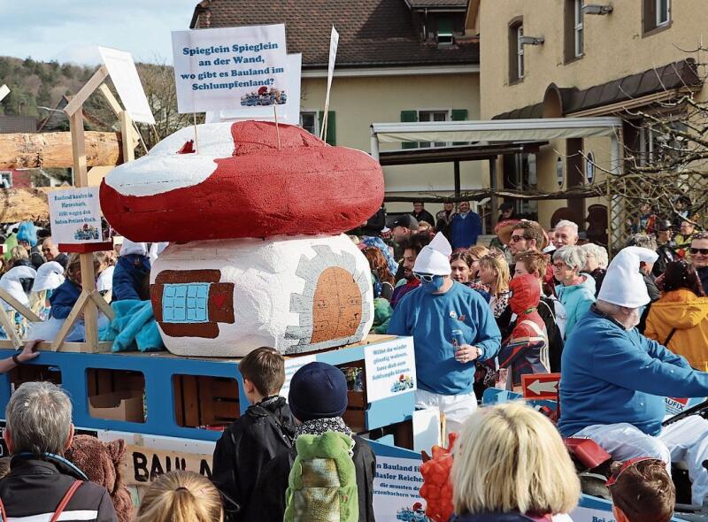 Turnfäger Breitenbach: Das Bauland im Schlumpfenland ist rar.
